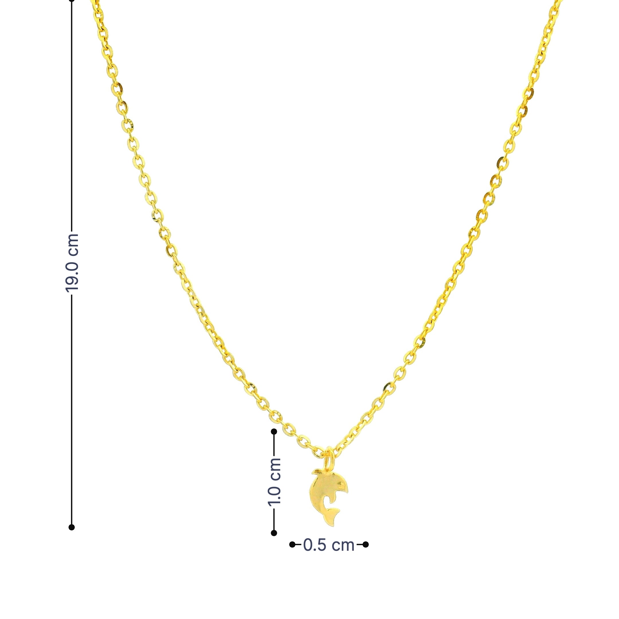 Kids Gold Locket With Chain