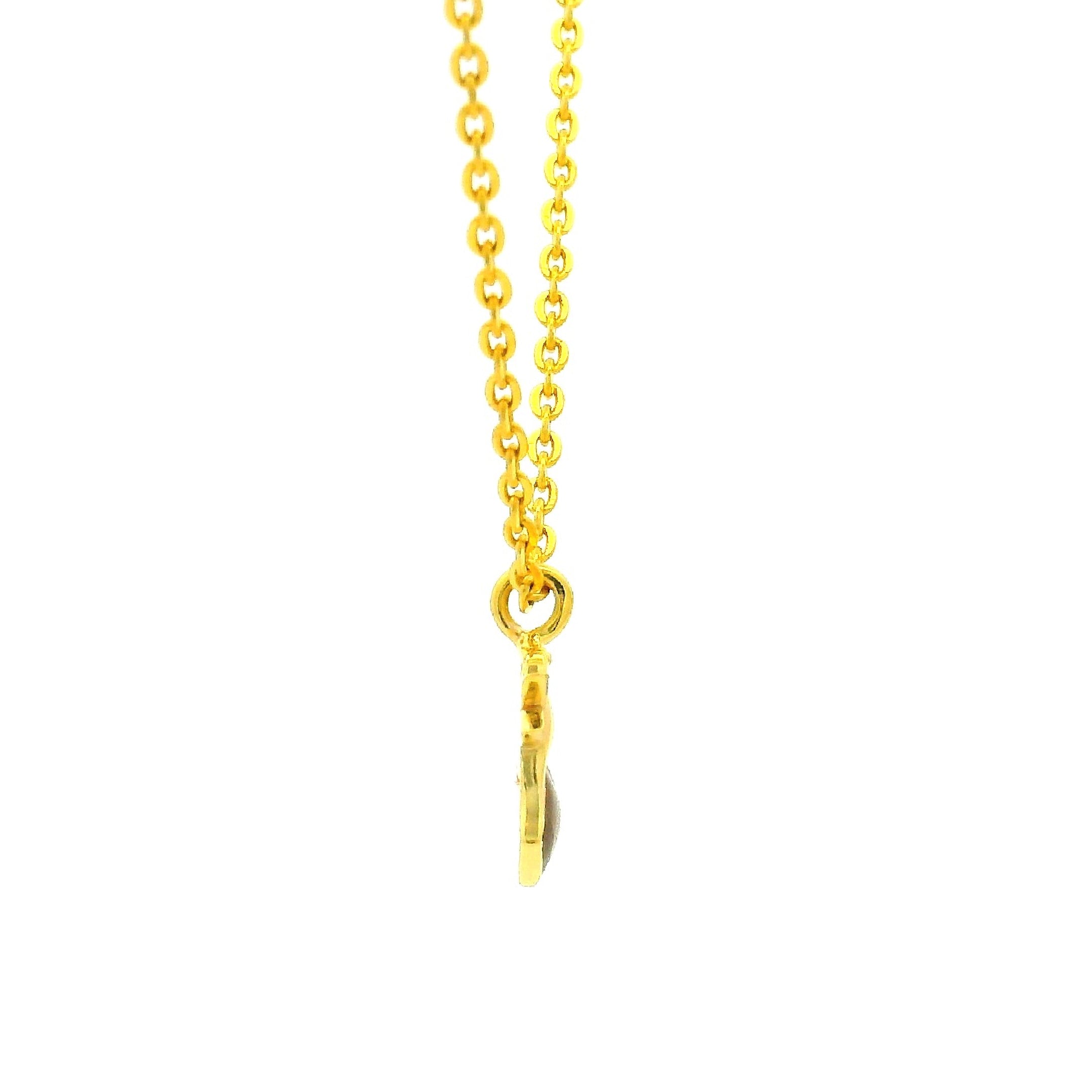 Kids Gold Locket With Chain