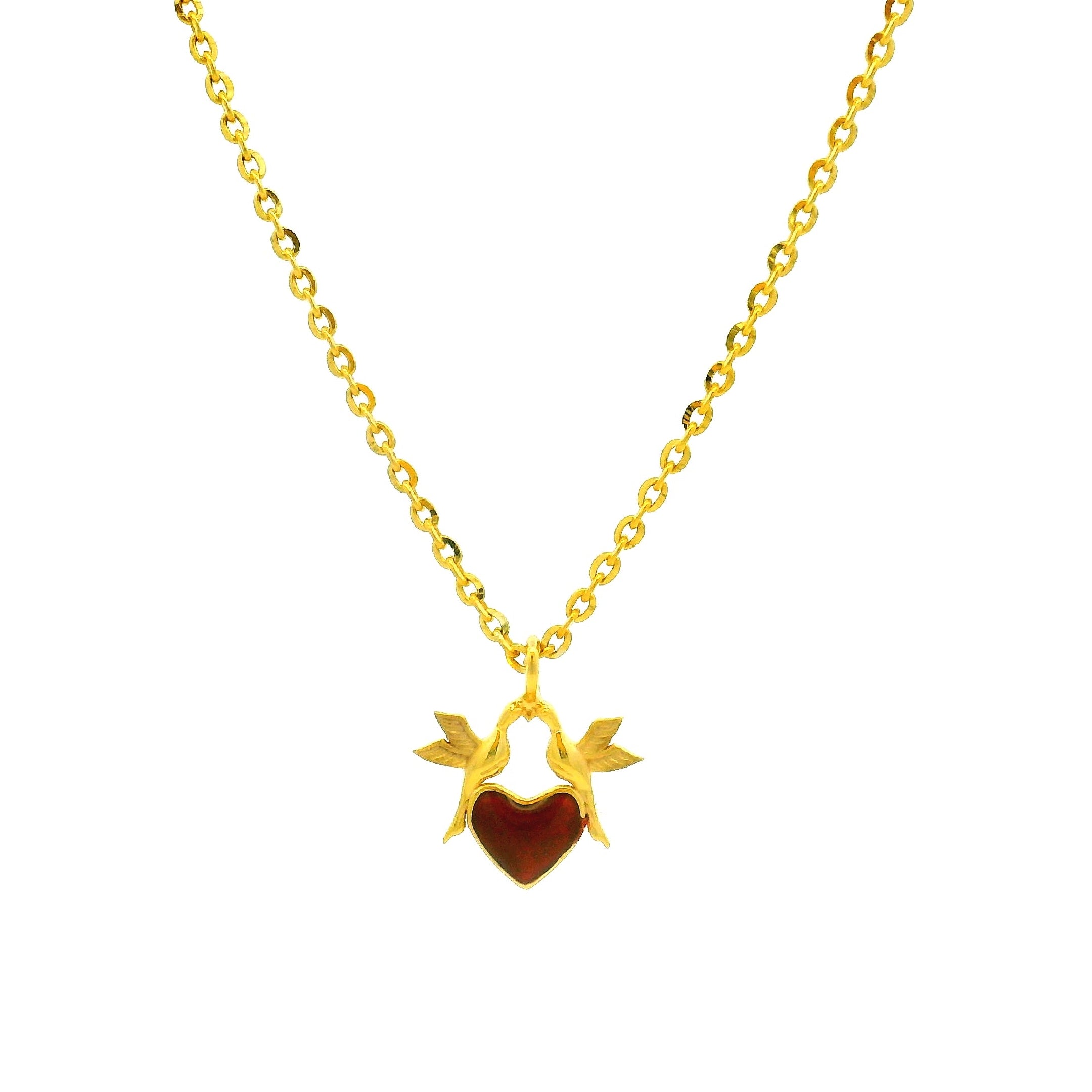 Kids Gold Locket With Chain