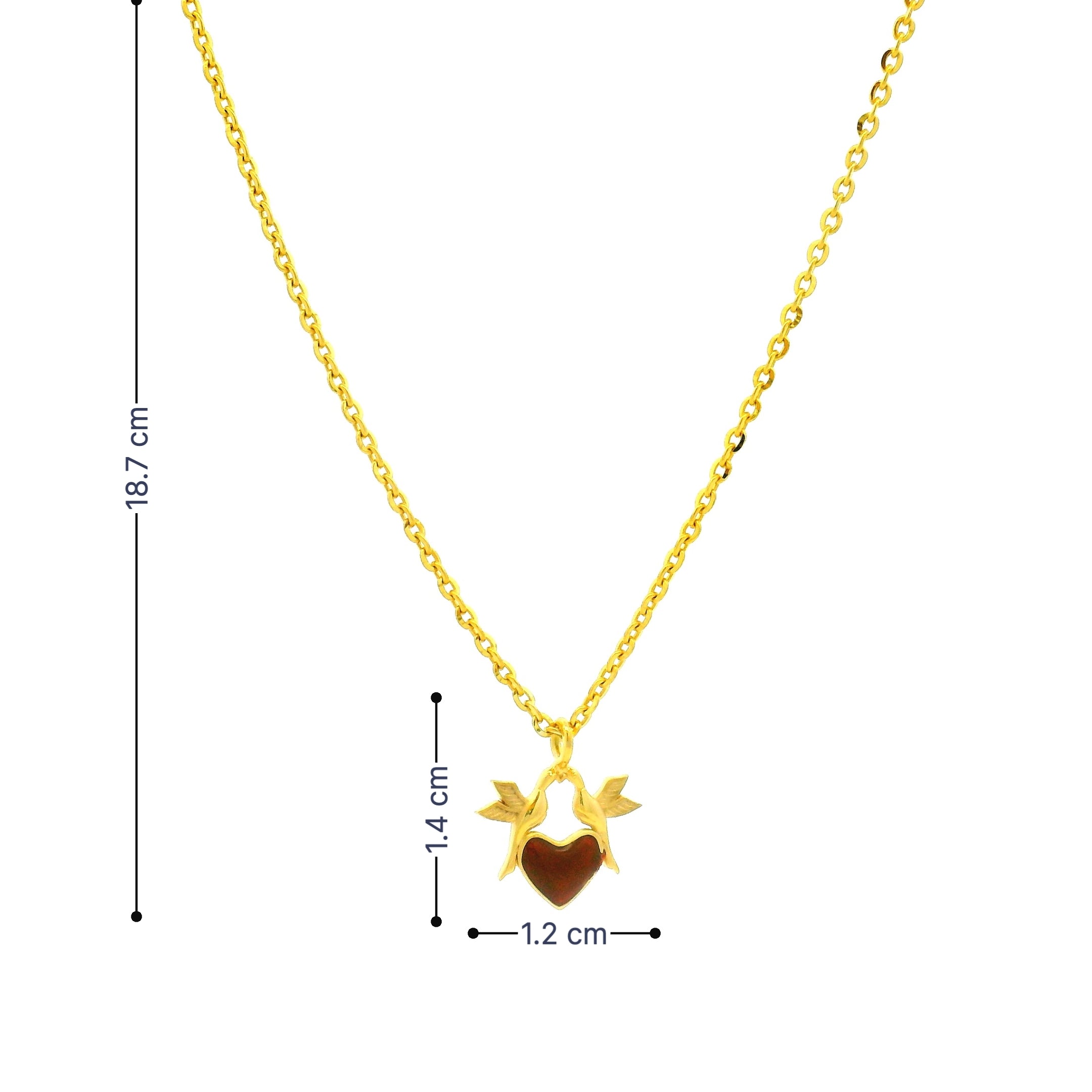 Kids Gold Locket With Chain