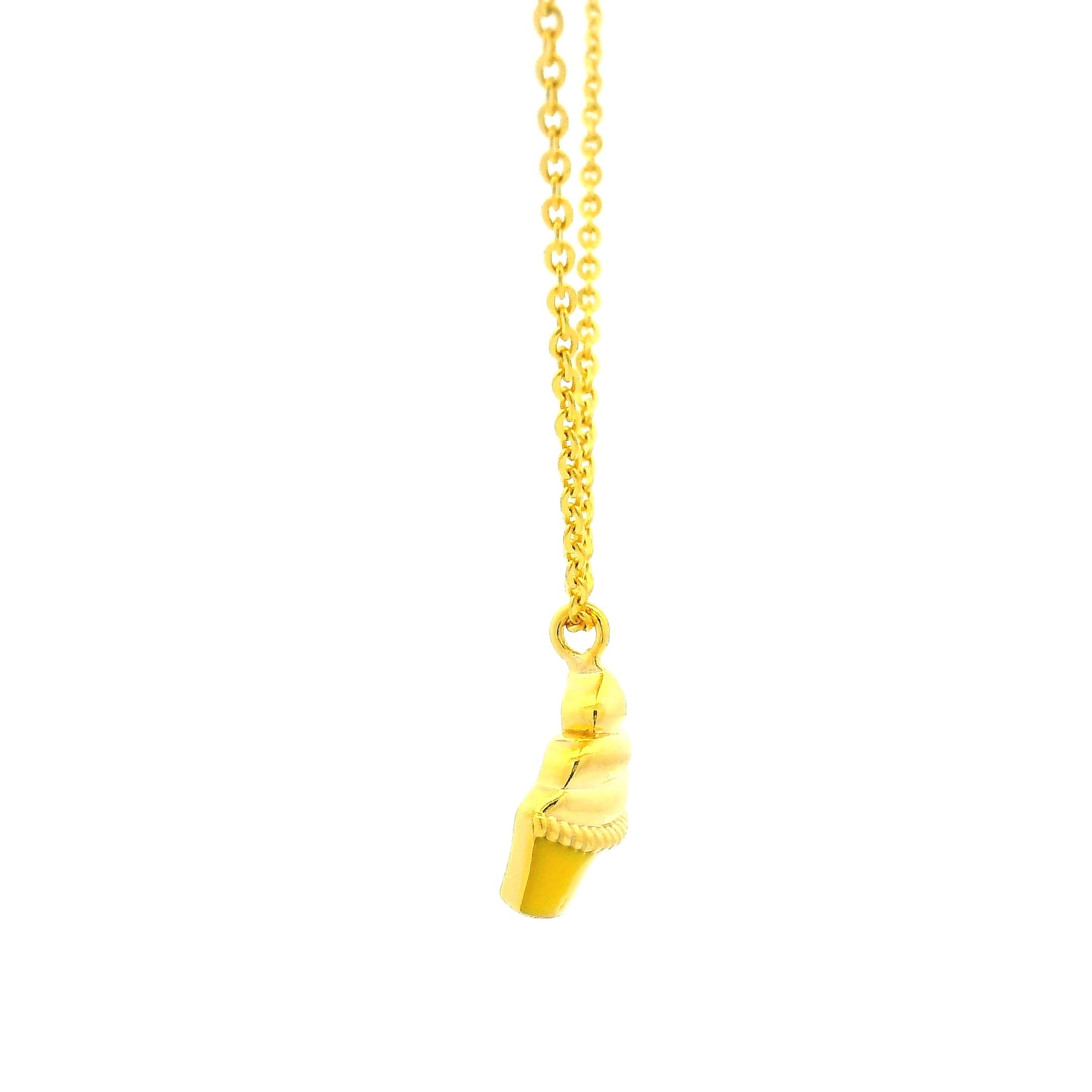 Gold Yummy Cupcake Locket with Chain for Kids