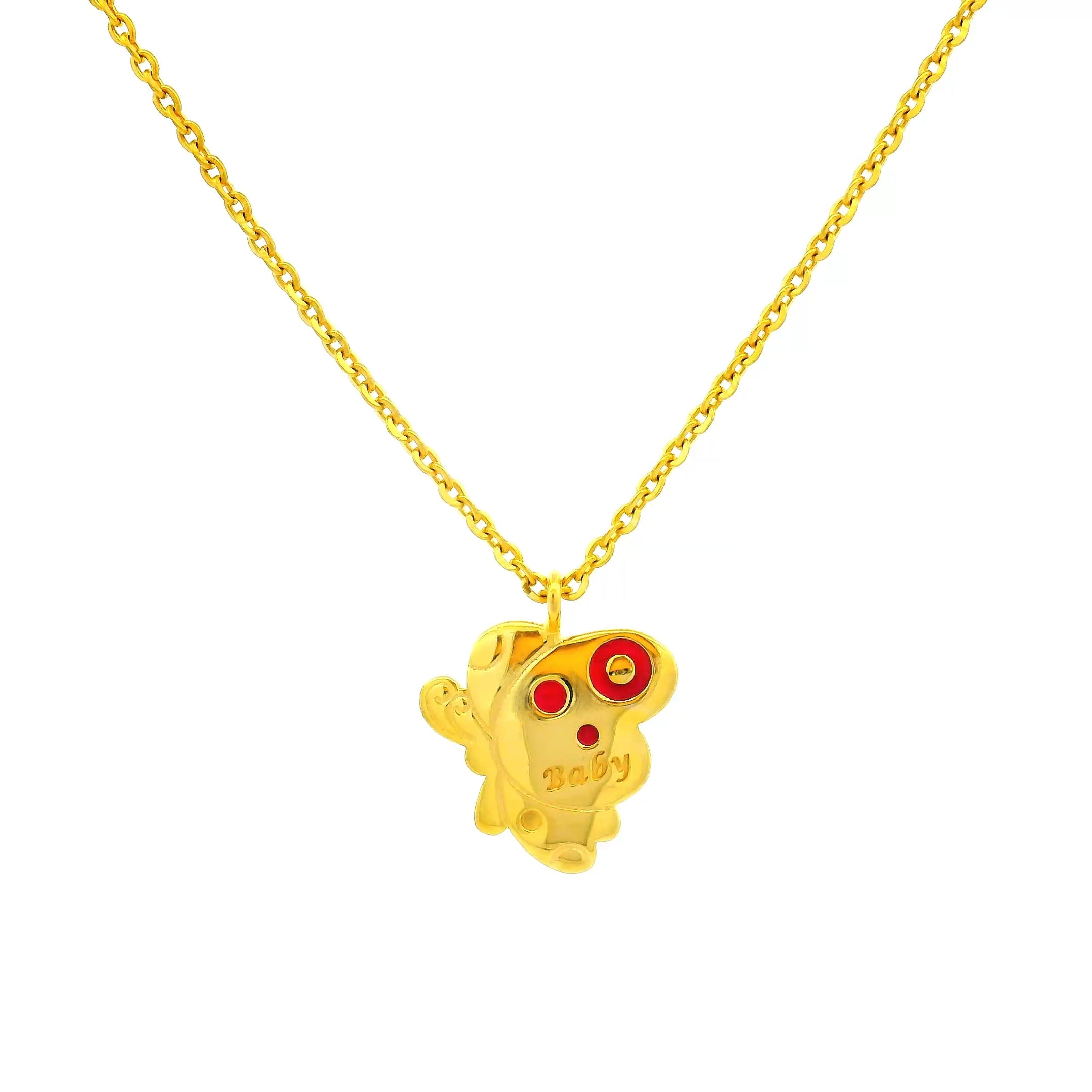 Kids Gold Locket With Chain