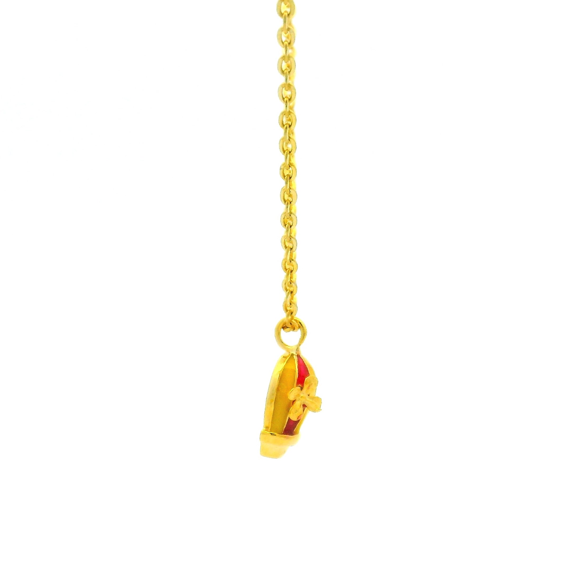 Kids Gold Locket With Chain