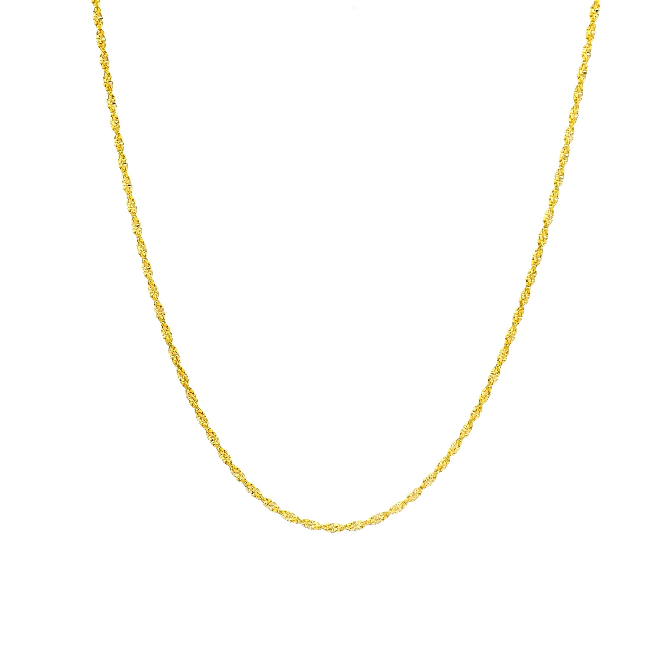 Beautiful Twirl Gold Chain for Kids