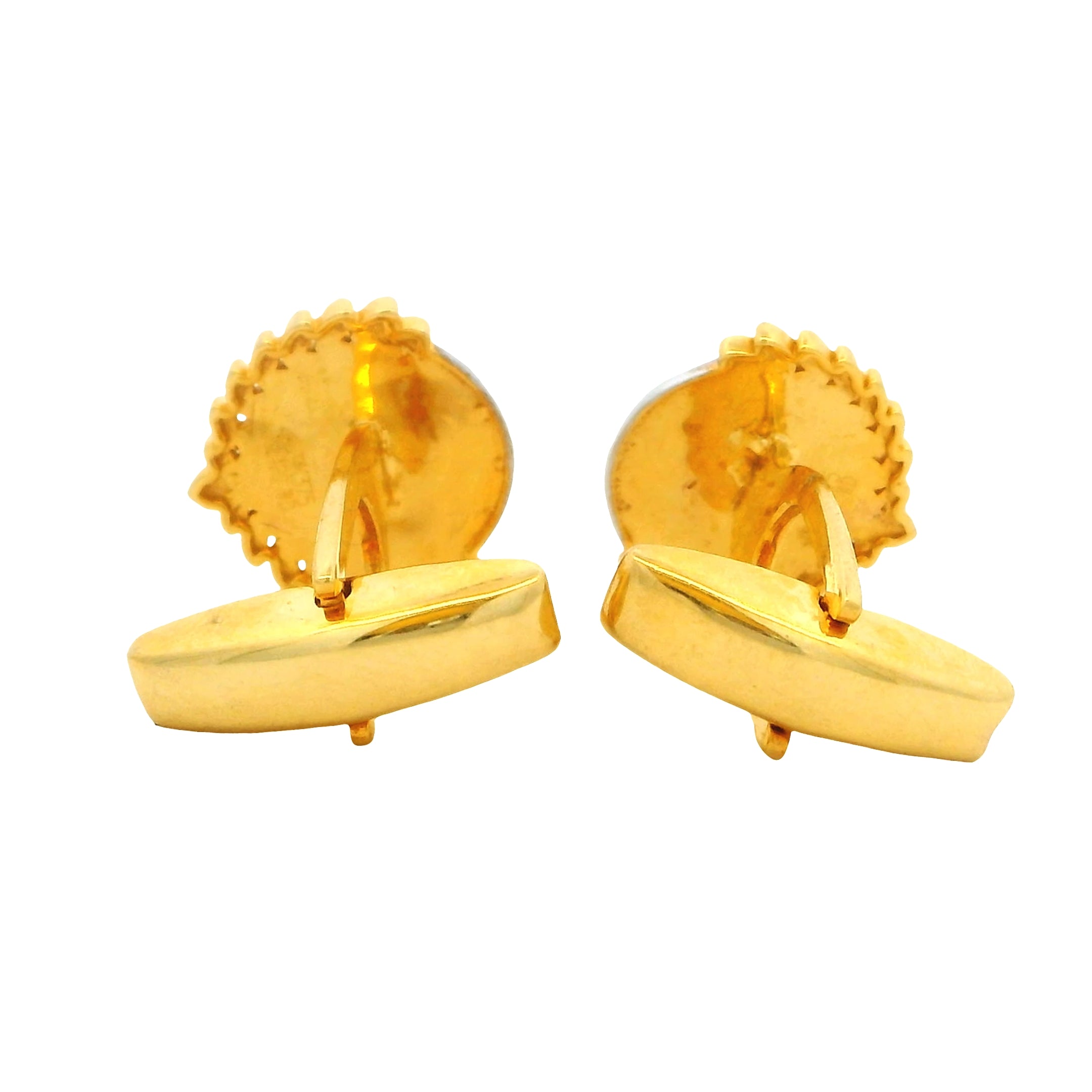 Mens Gold Cufflinks