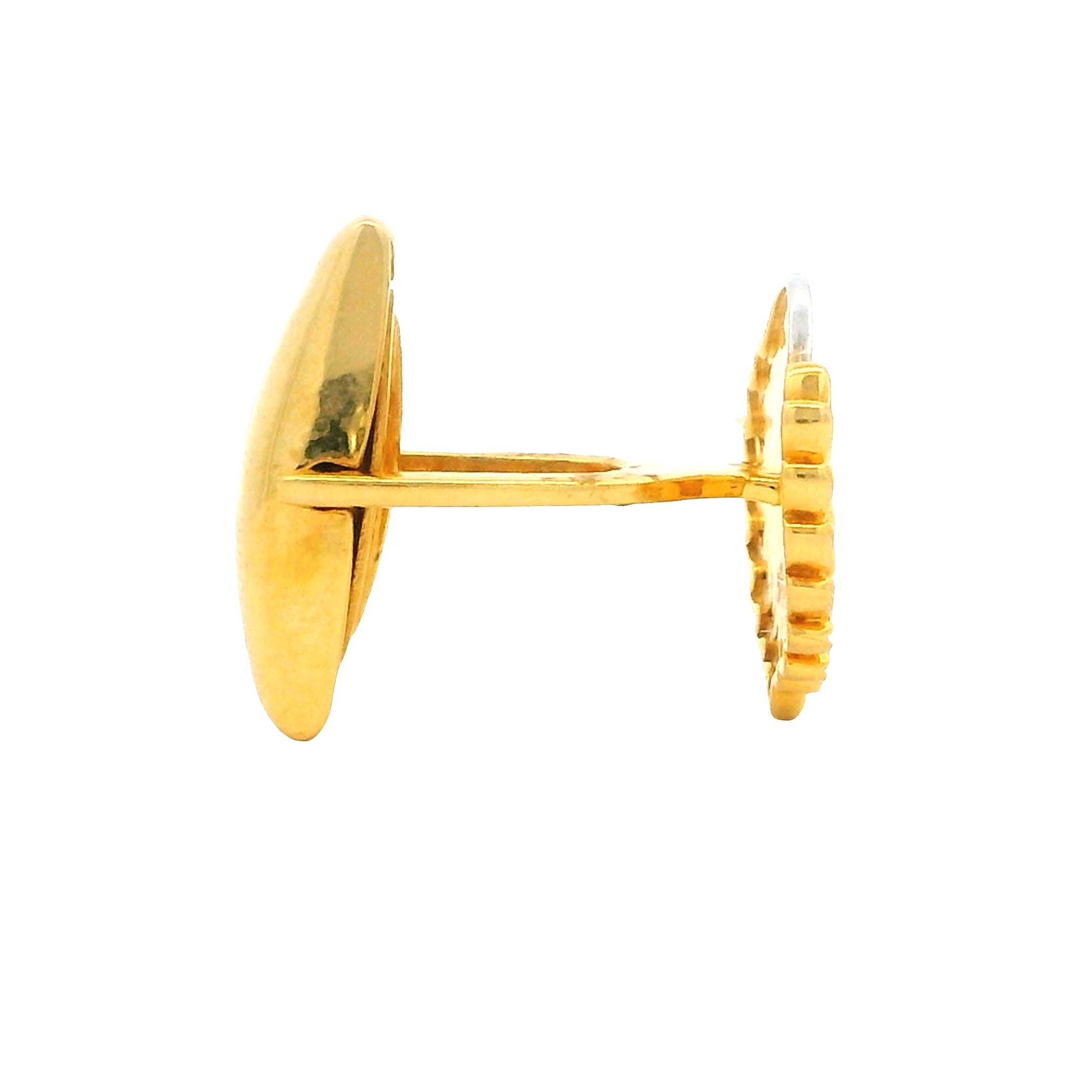 Mens Gold Cufflinks