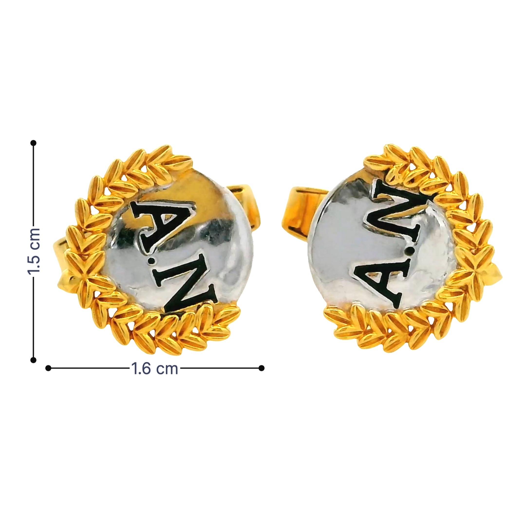 Mens Gold Cufflinks
