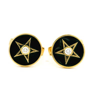 Mens Gold Cufflinks