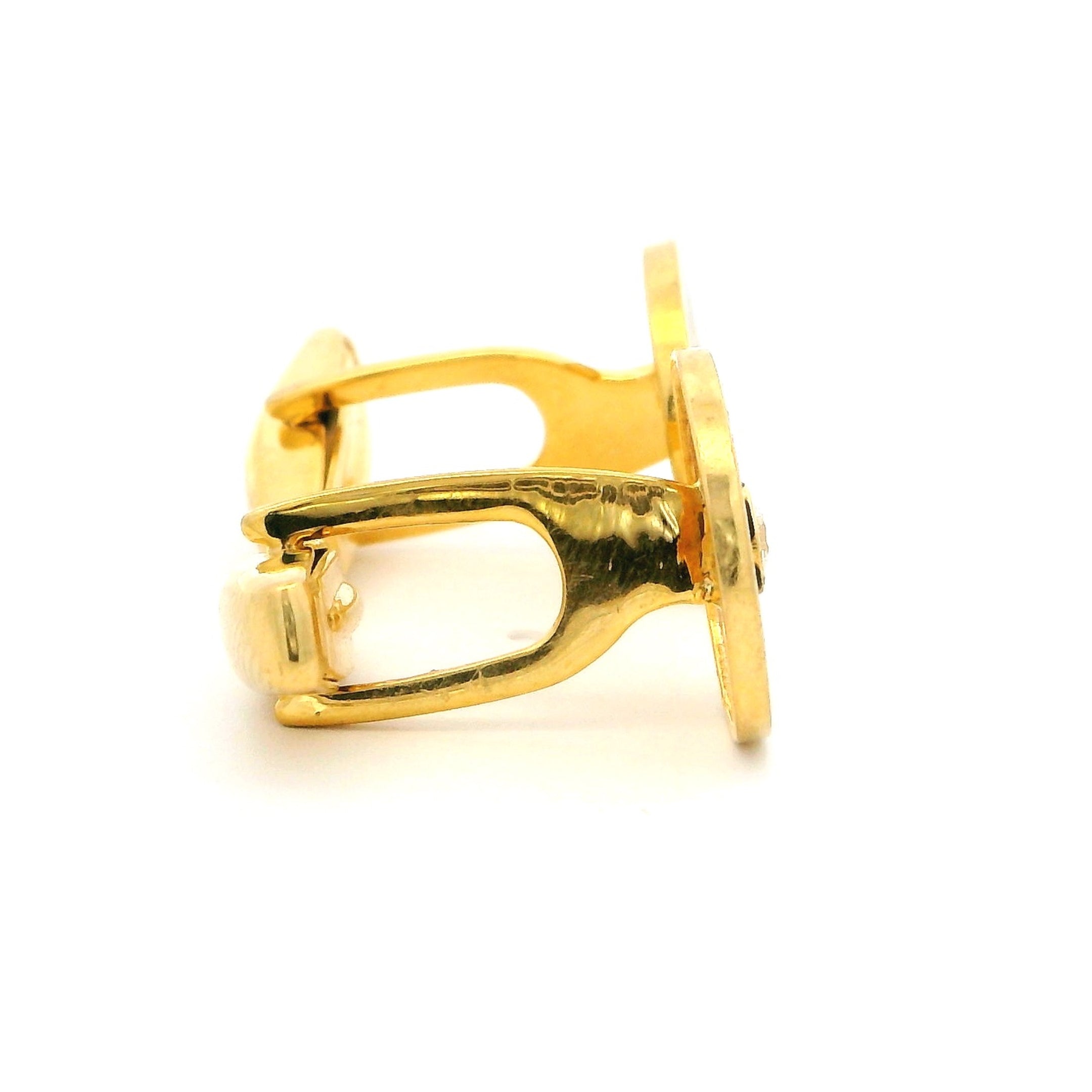 Mens Gold Cufflinks