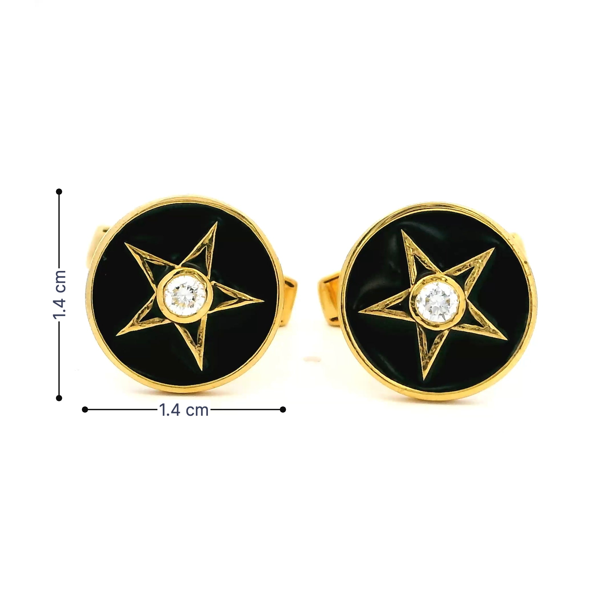 Mens Gold Cufflinks