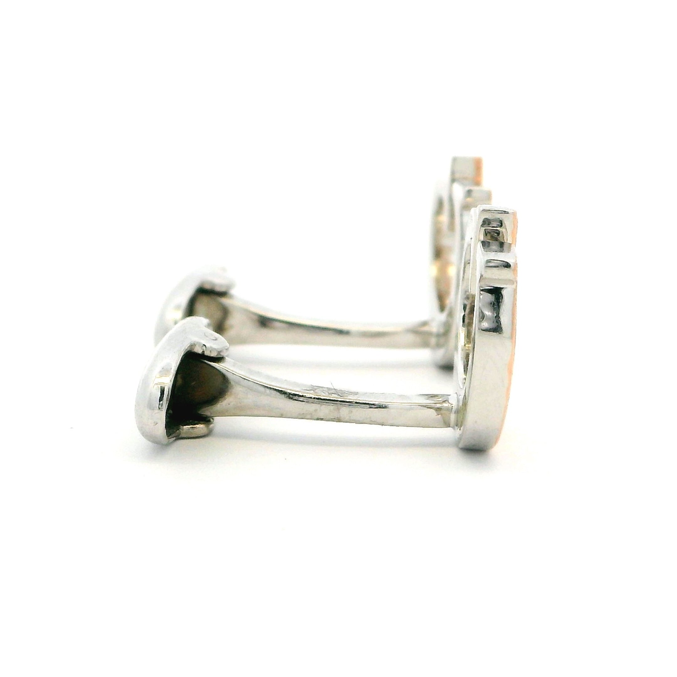 Mens Gold Cufflinks