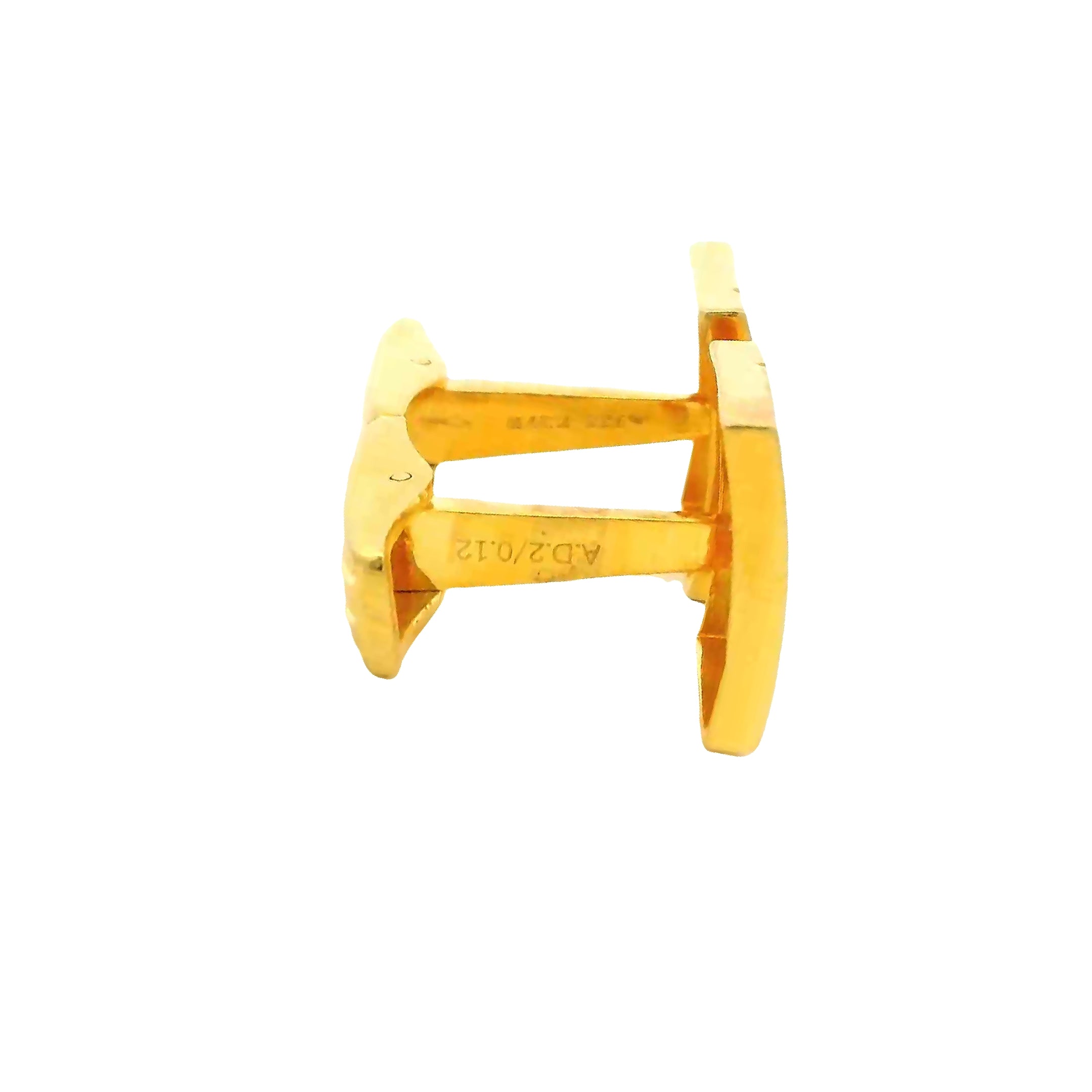 Mens Gold Cufflinks