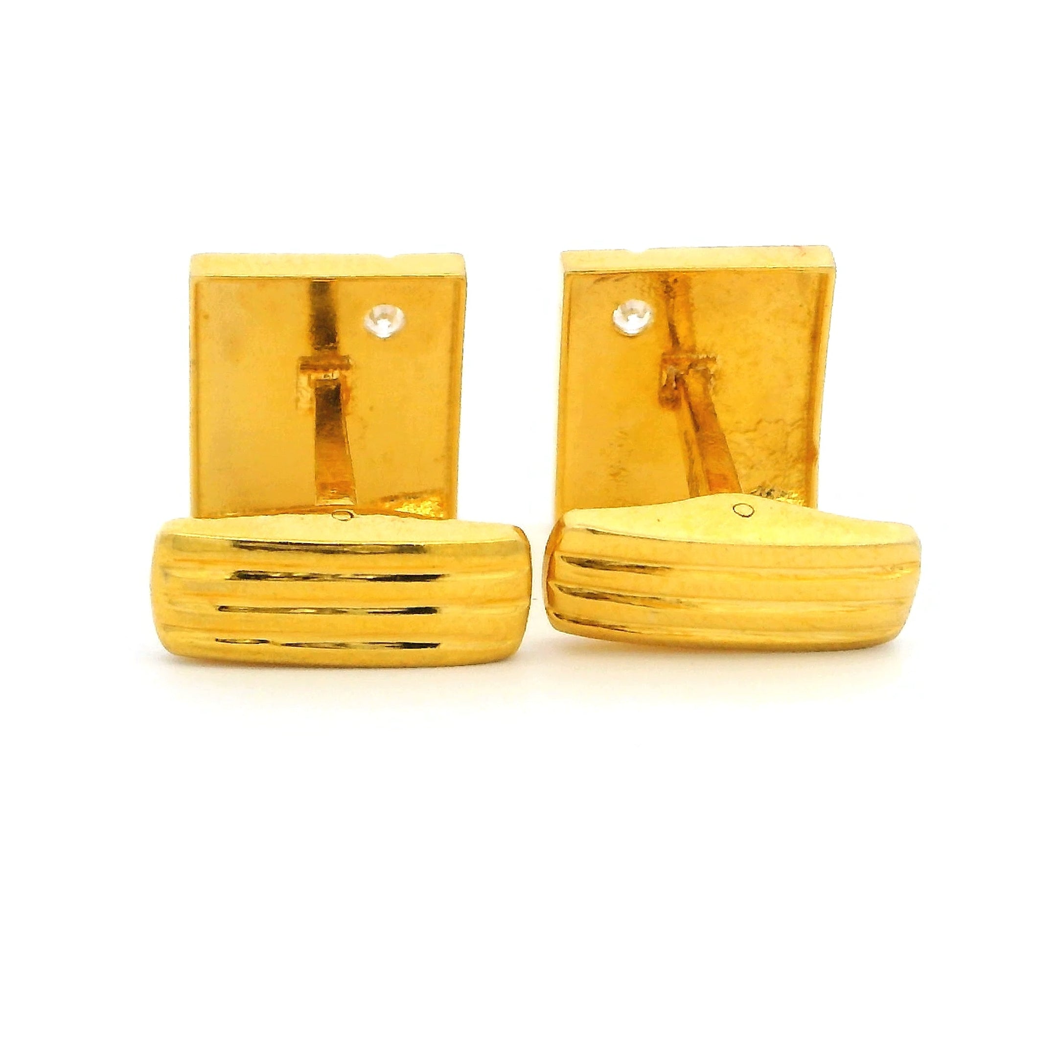 Mens Gold Cufflinks