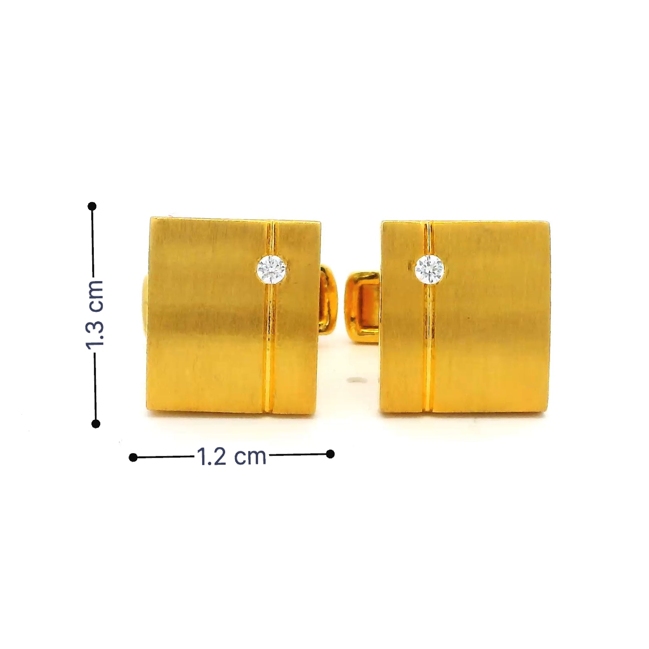 Mens Gold Cufflinks
