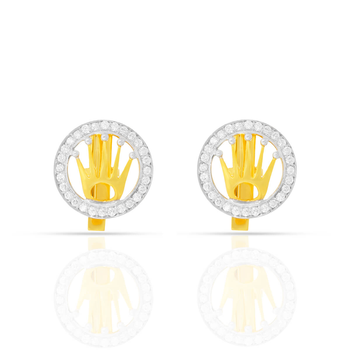 18K Subtle Elegance Diamond Cufflinks for Men