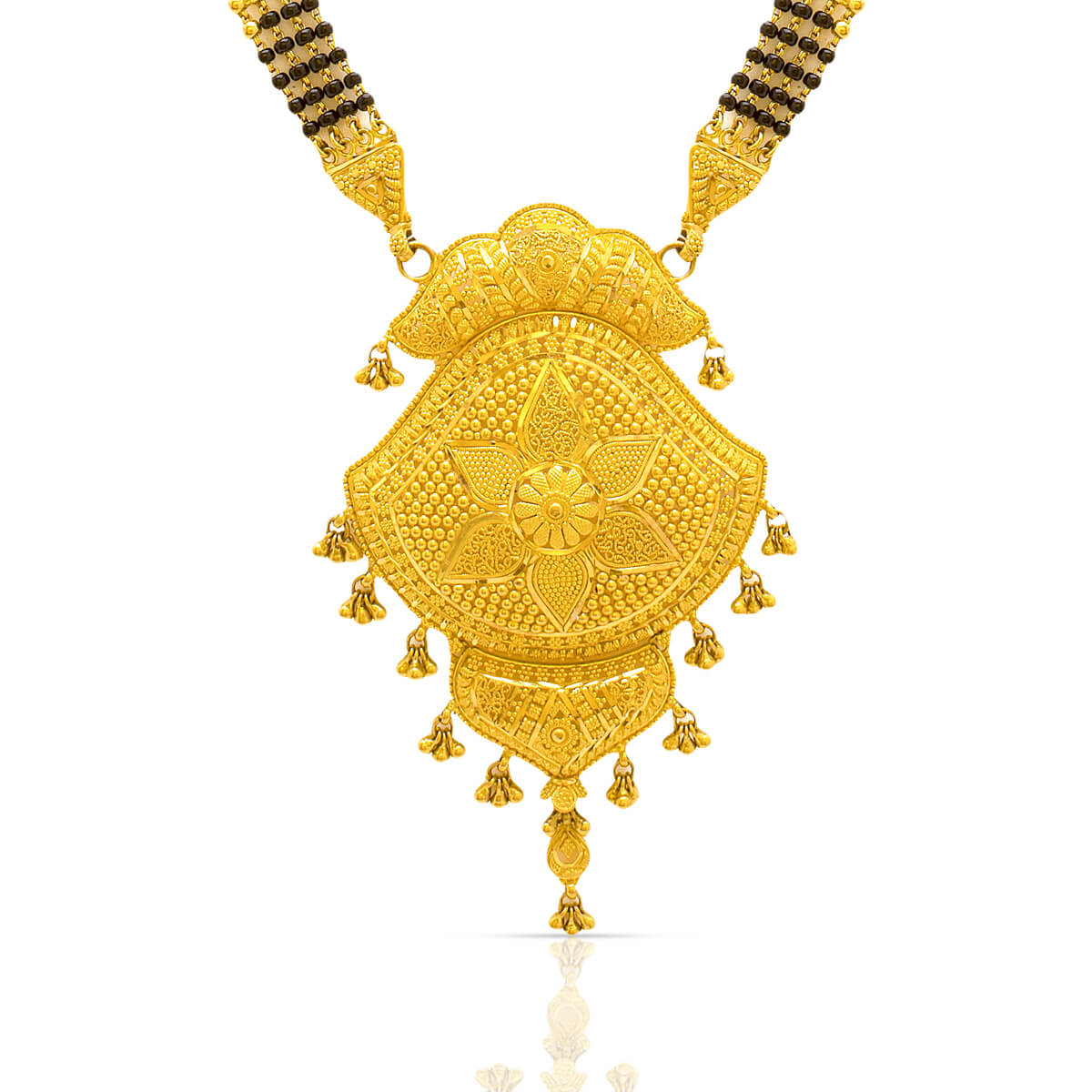 Vintage Elegance 22K Gold Long Mangalsutra