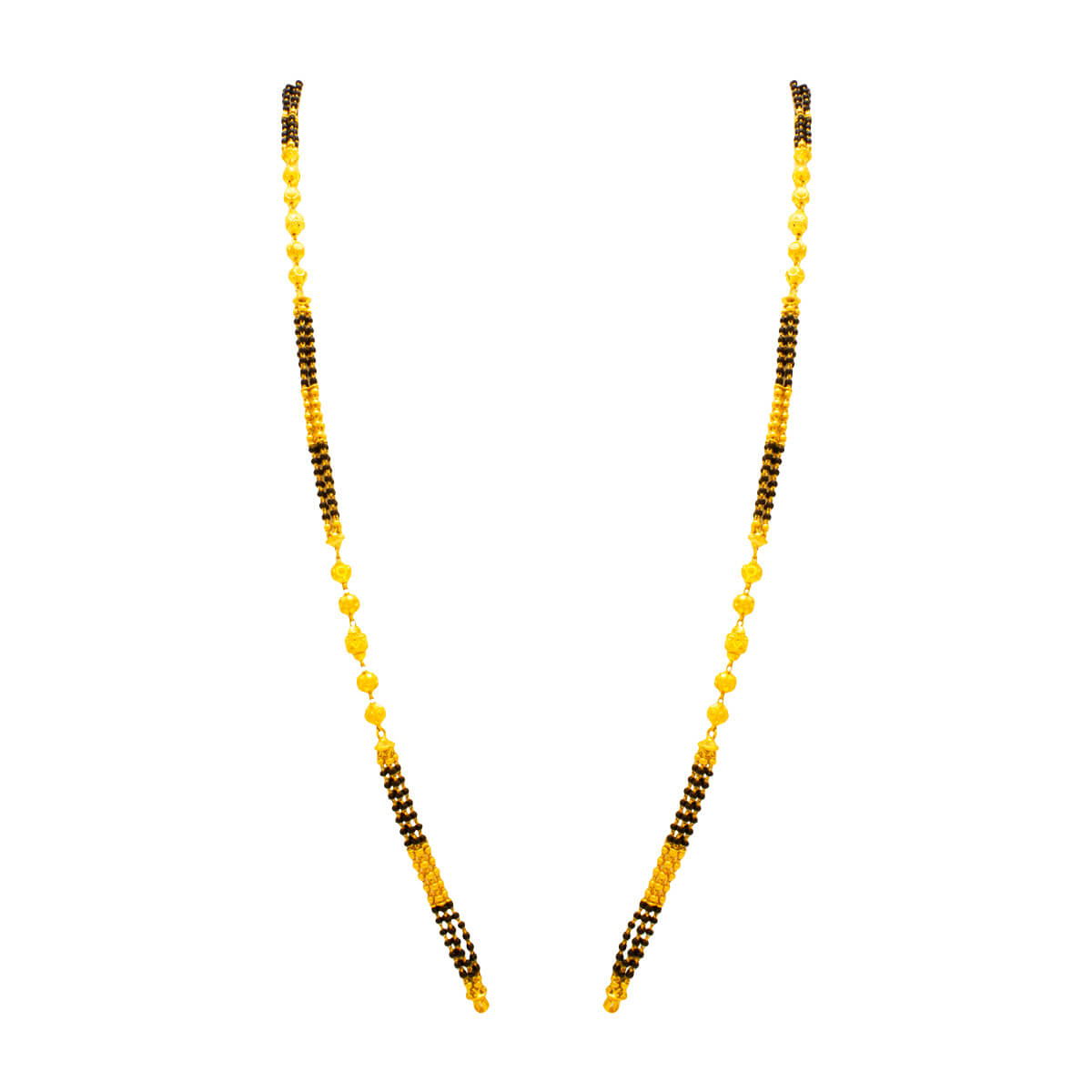 22K Gold Long Mangalsutra for a Lovely Flair