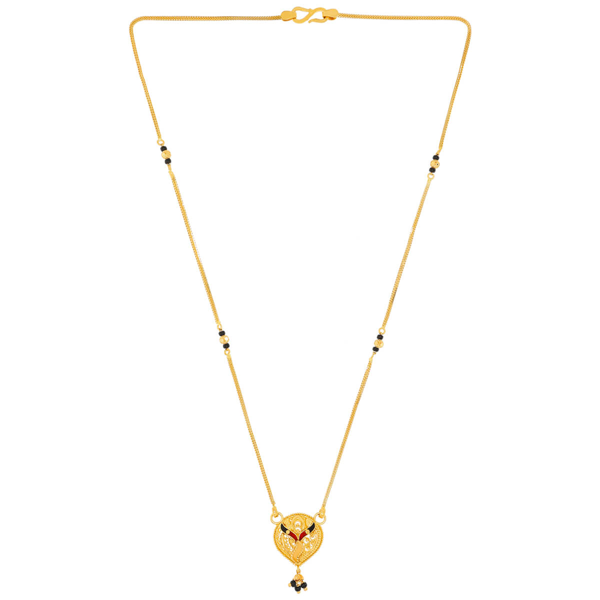 Aesthetic Crafting 22K Gold Short Mangalsutra