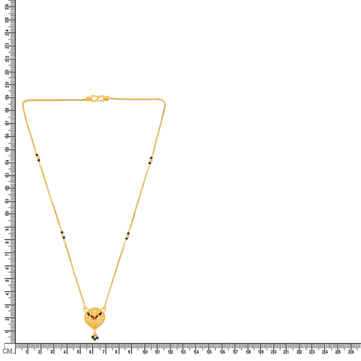 Aesthetic Crafting 22K Gold Short Mangalsutra