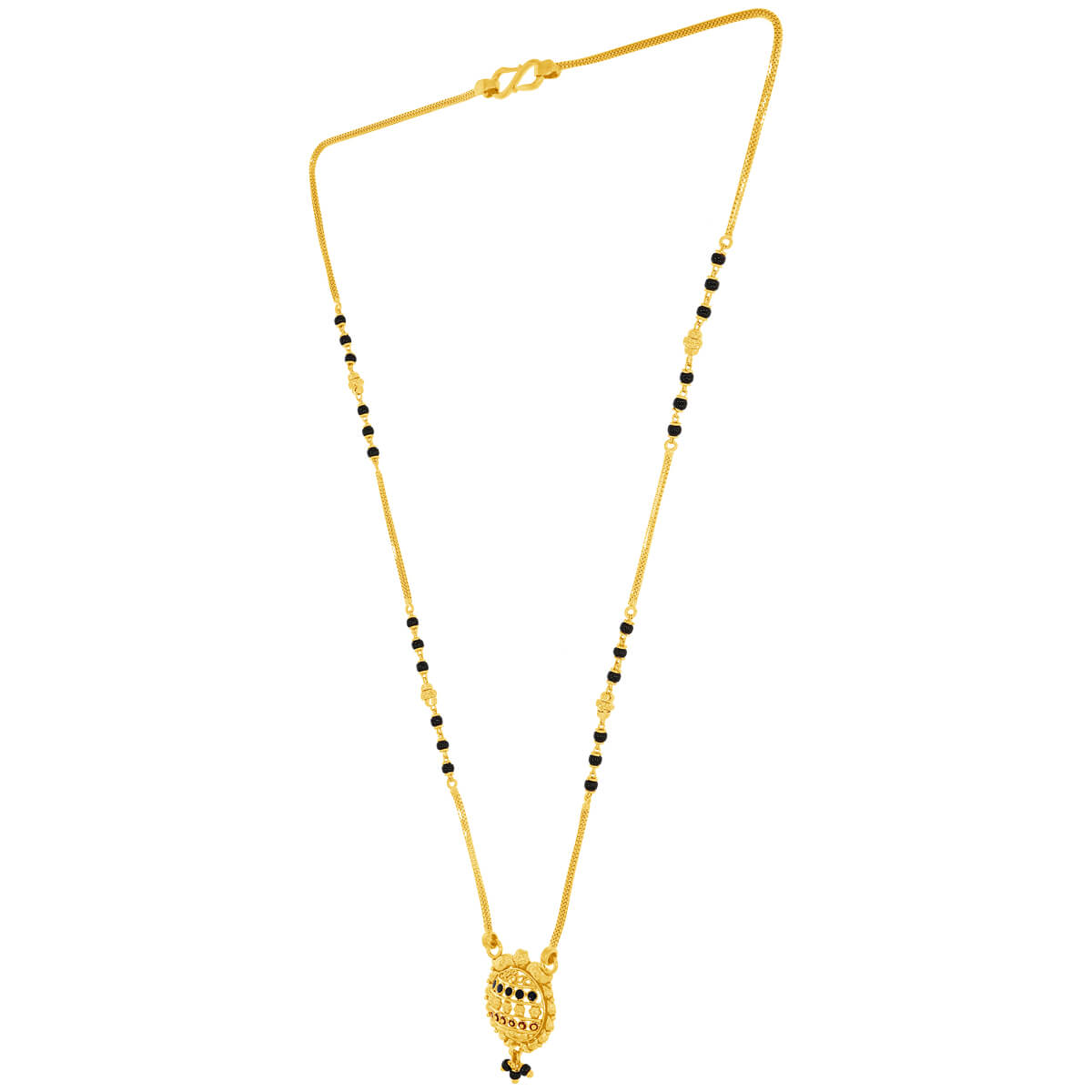 Gleaming Gold Short Mangalsutra 22K