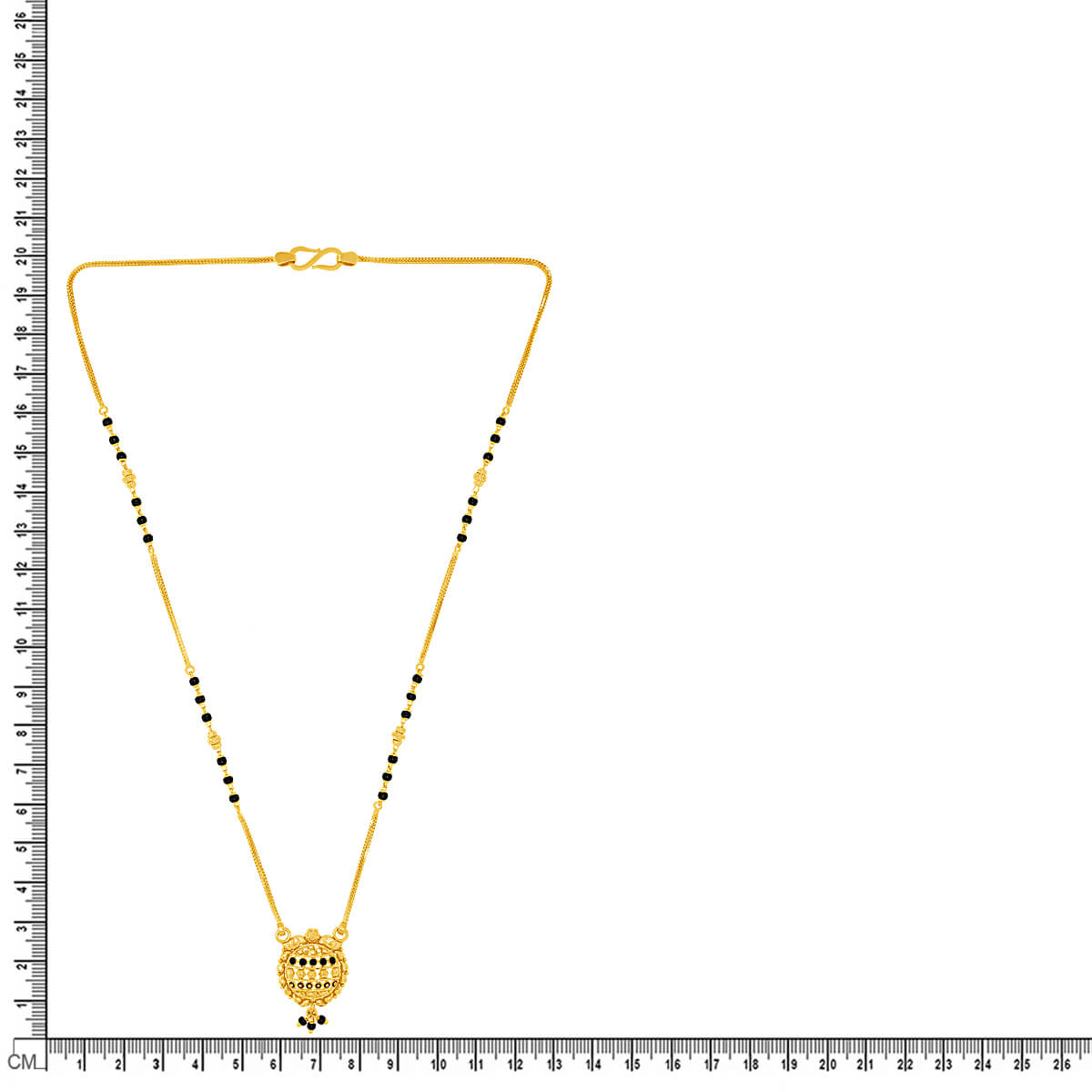 Gleaming Gold Short Mangalsutra 22K