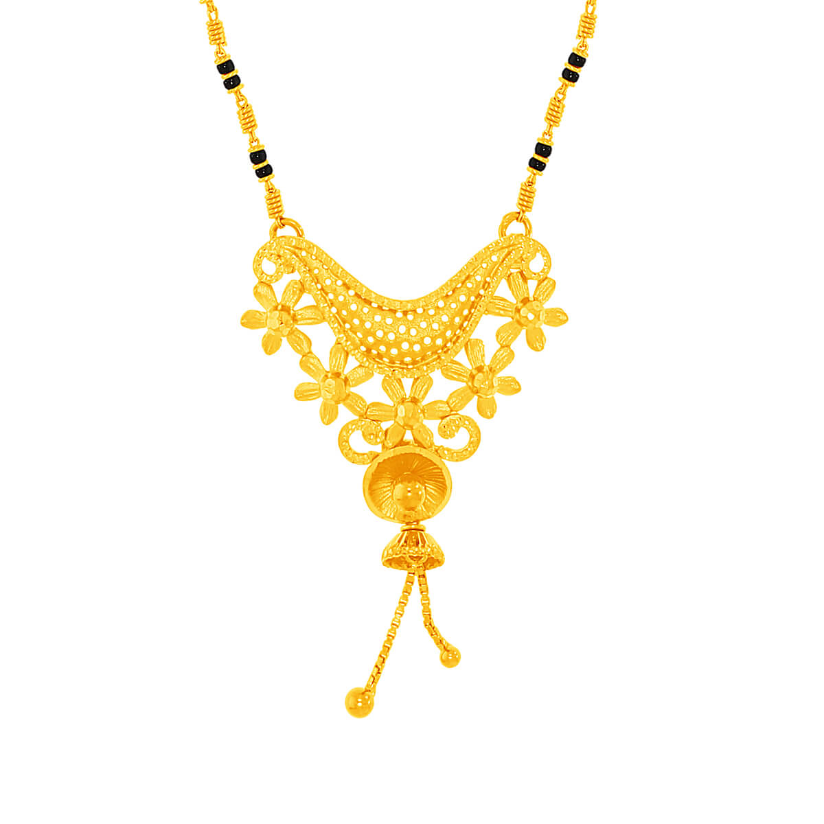 Classical Charm Gold Short Mangalsutra 22K