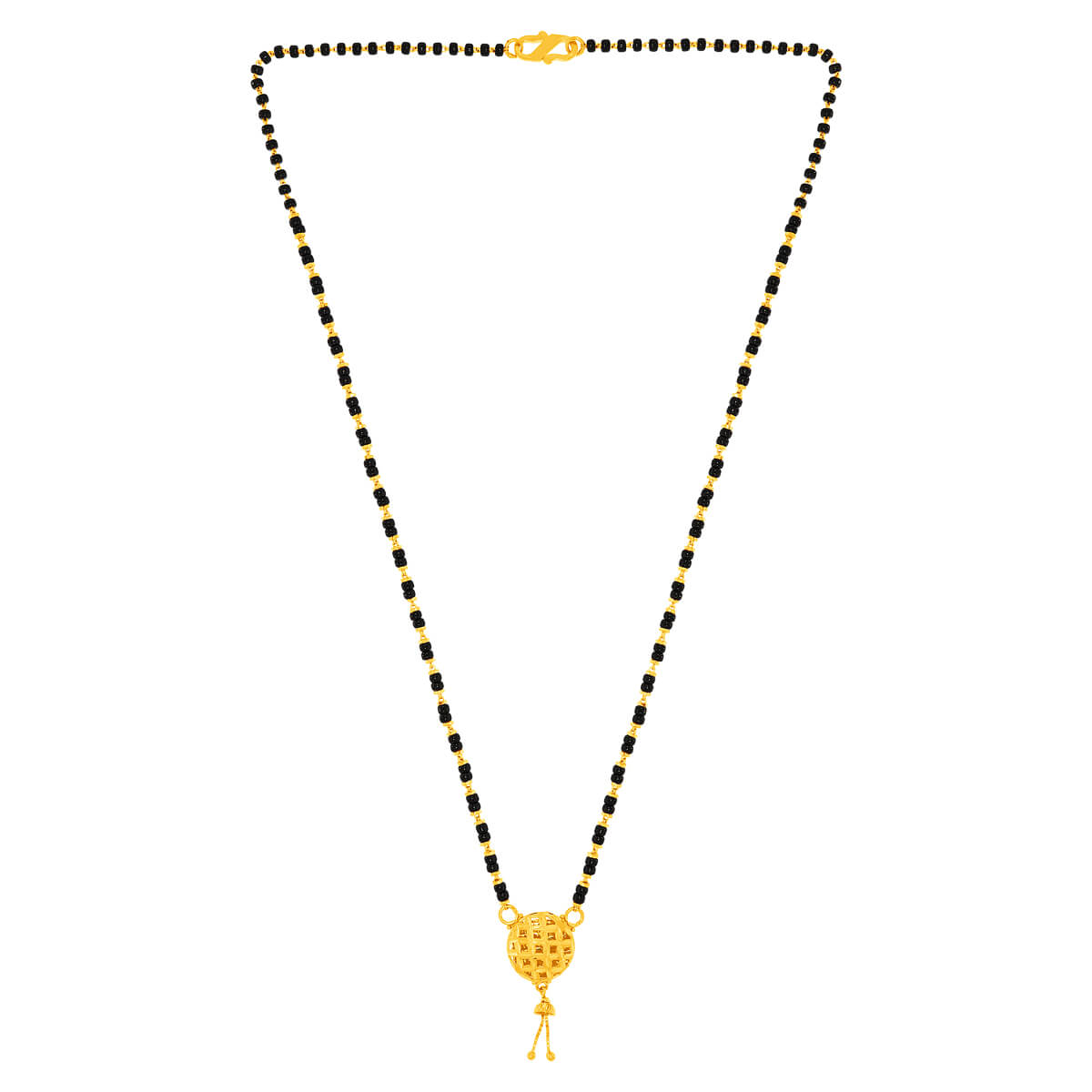 Classic Gold Orb Short Mangalsutra 22K