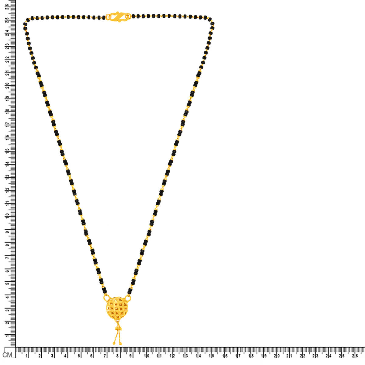 Classic Gold Orb Short Mangalsutra 22K