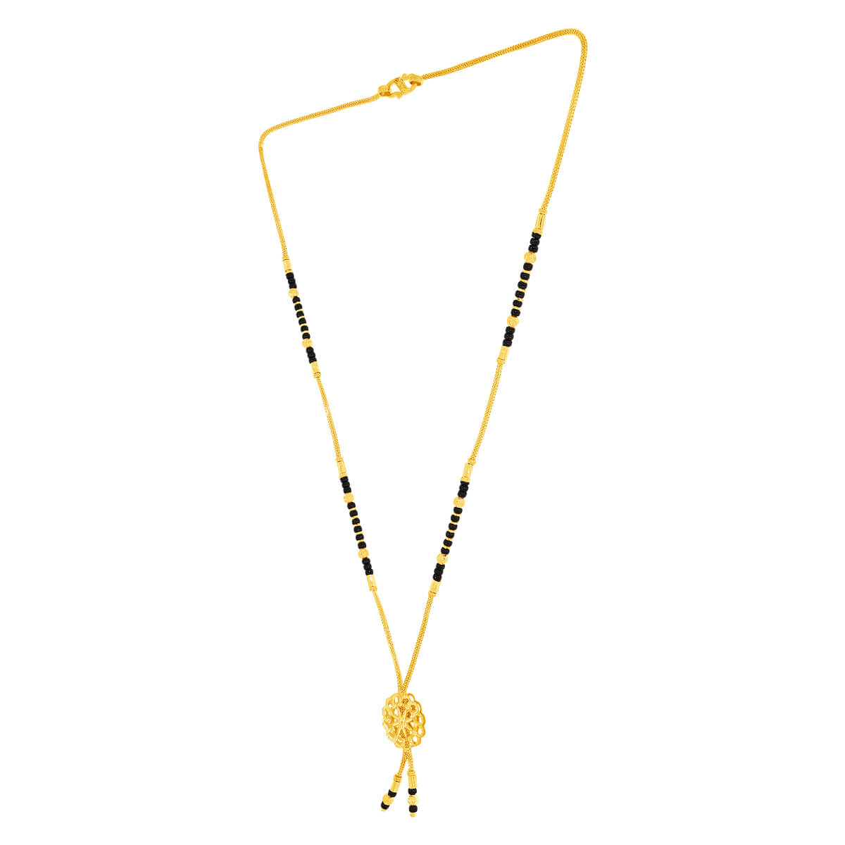 Charming Beauty 22K Gold Short Mangalsutra