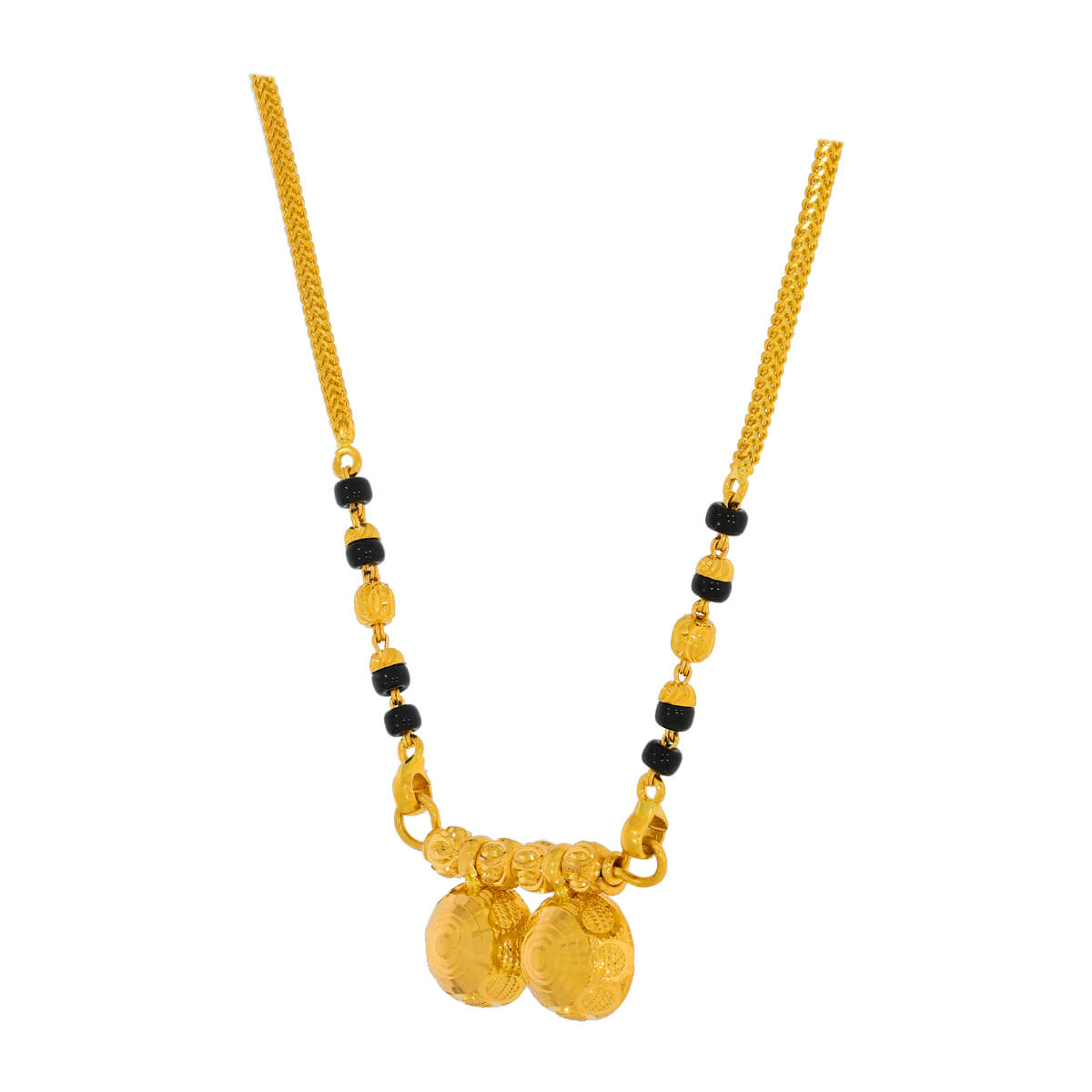 Classic Shine 22K Gold Short Mangalsutra