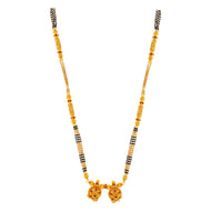 22K Gold Long Mangalsutra with a Charming Style