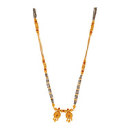 22K Gold Long Mangalsutra for Minimalistic Style