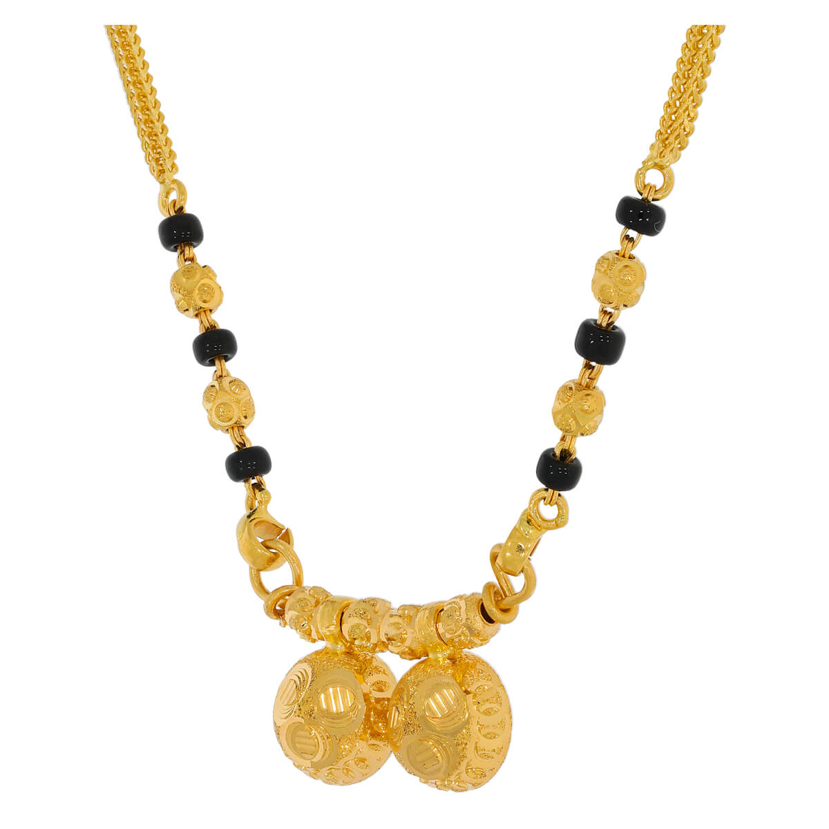Vintage Charm Gold Short Mangalsutra 22K