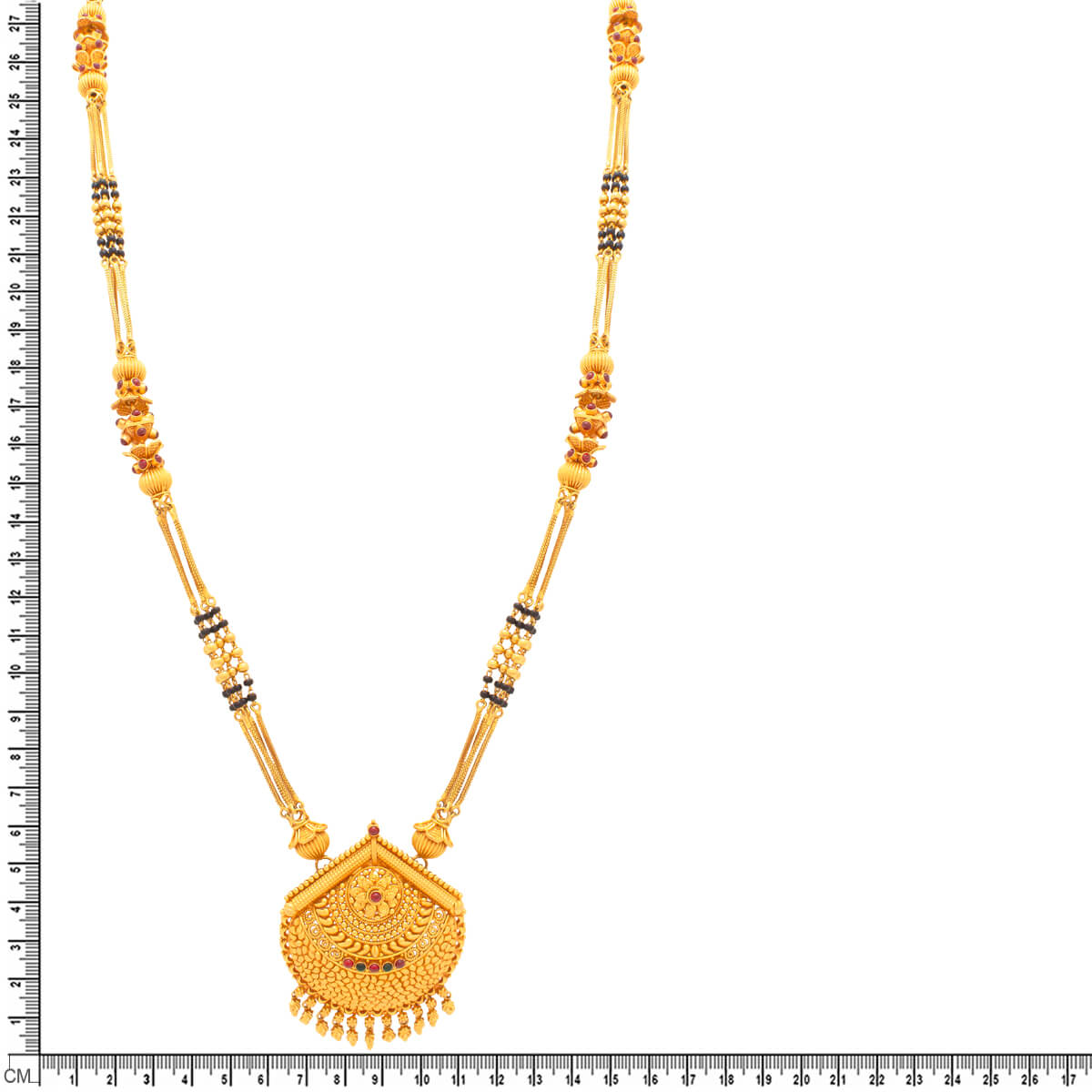 Sophisticated 22K Gold Long Mangalsutra for Everyday Wear
