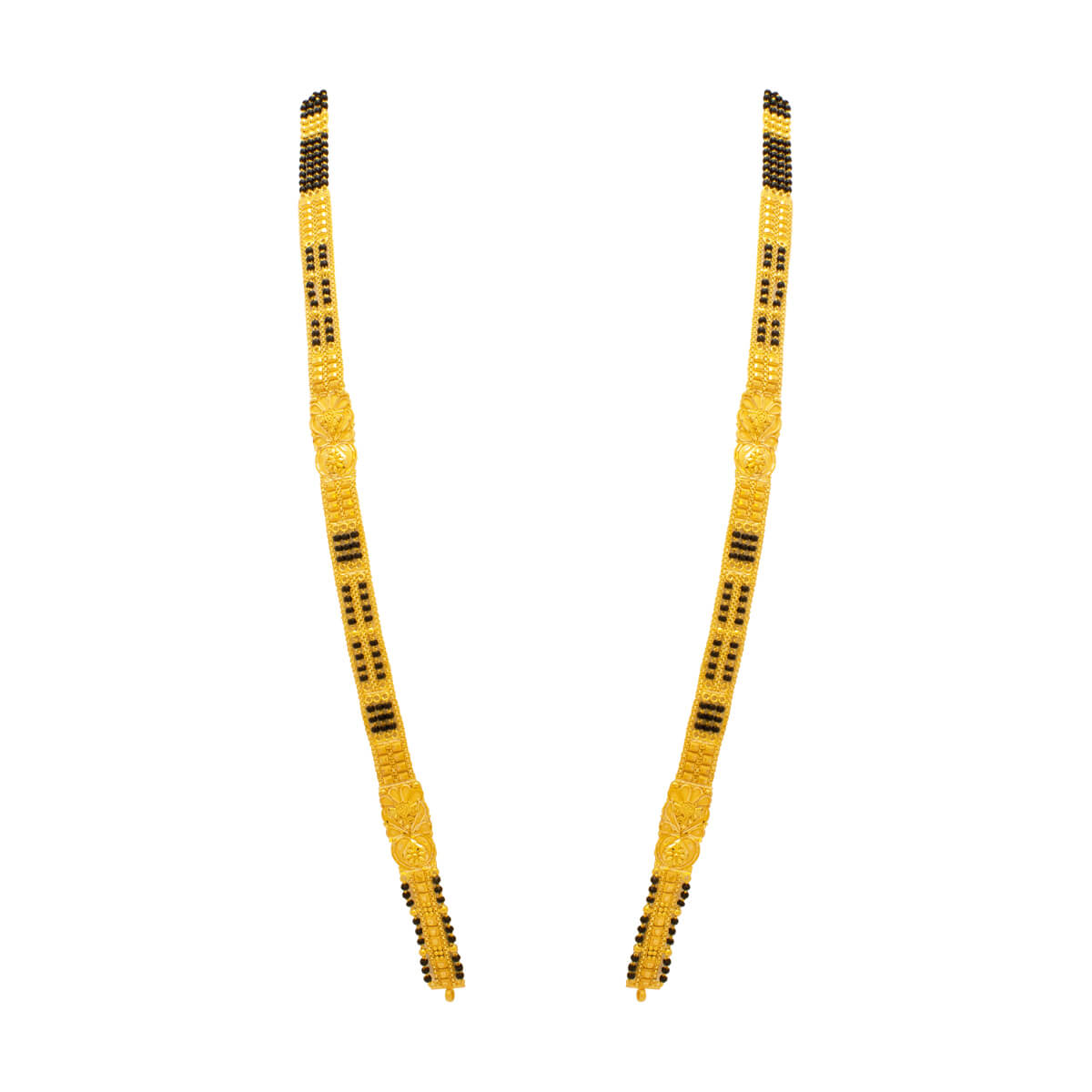 Delicate Charm 22K Gold Long Mangalsutra