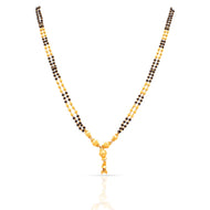 Charming Glow 22K Gold Short Mangalsutra