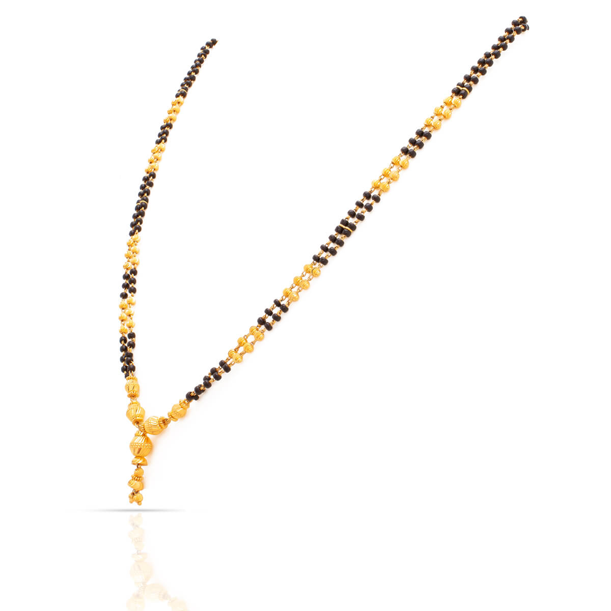 Charming Glow 22K Gold Short Mangalsutra