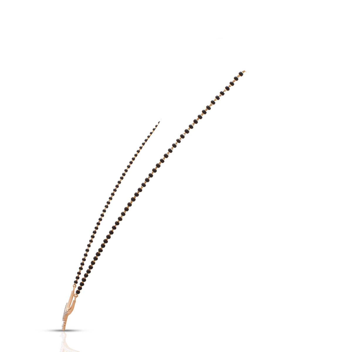 18K Gold Short Mangalsutra with Gentle Charm