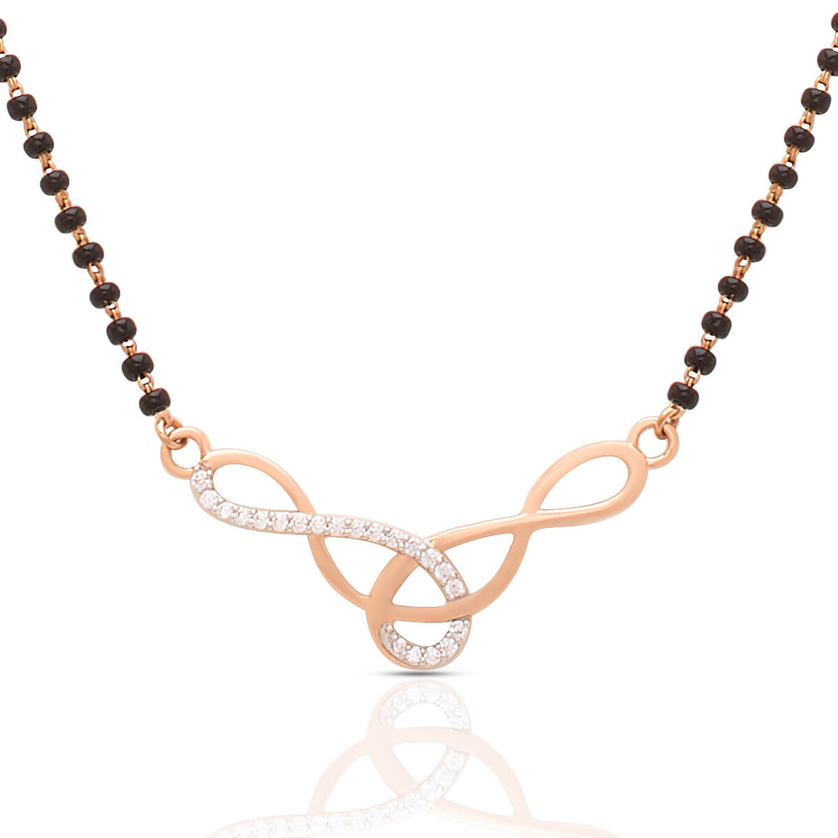 Chic Modern 18K Gold Short Mangalsutra