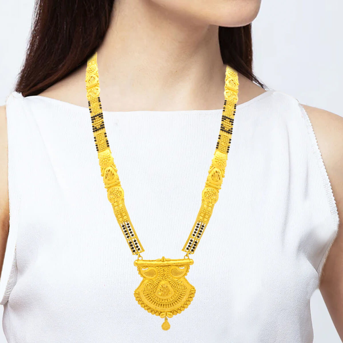 22K Dazzling Grace Long Mangalsutra