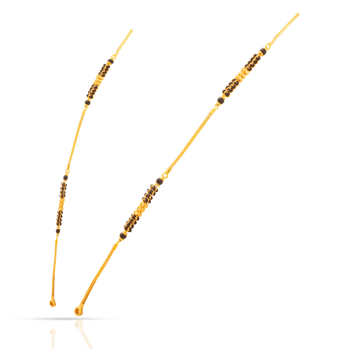 SleeK Elegant 22K Gold Short Mangalsutra