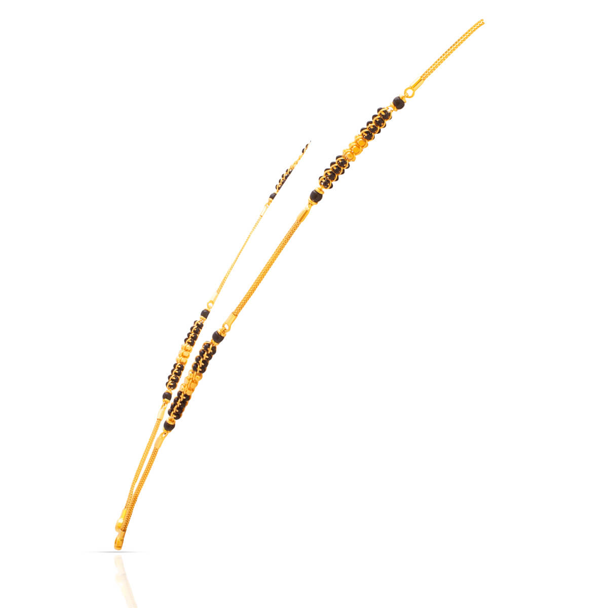 SleeK Elegant 22K Gold Short Mangalsutra