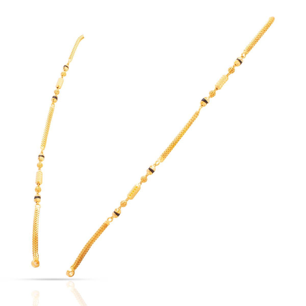 Effortless Glow 22K Gold Short Mangalsutra