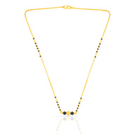 Modern Minimalism 22K Gold Short Mangalsutra