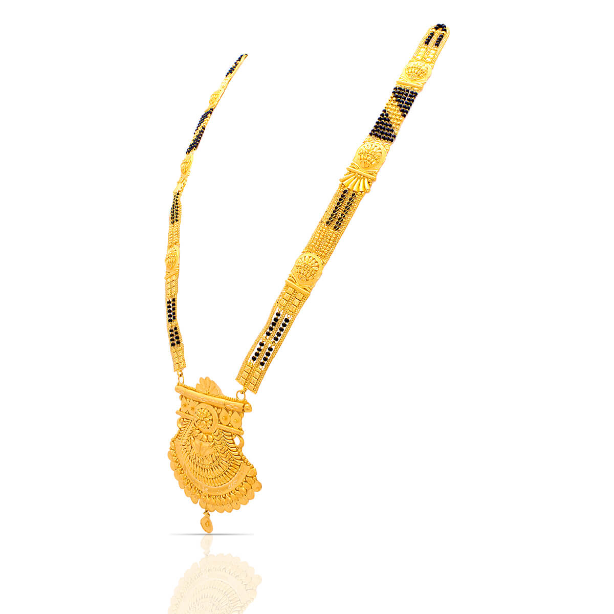 Exquisitively Crafted 22K Gold Long Mangalsutra