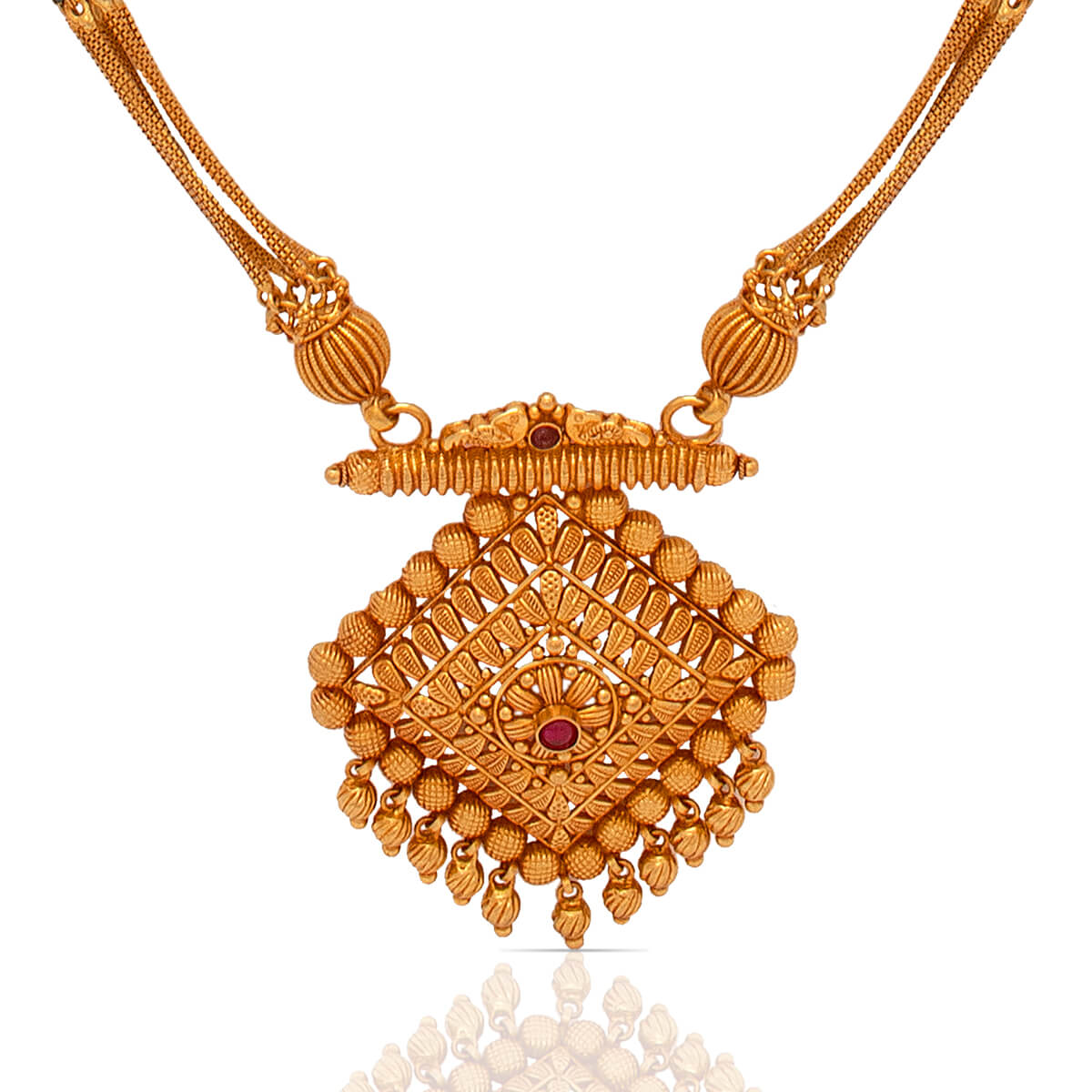 22K Long Mangalsutra for Minimal Elegance