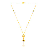 22K Gold Short Mangalsutra with Modern Minimalism
