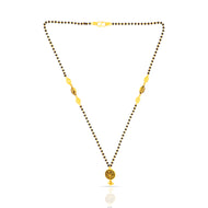 22K Soft Glow Gold Short Mangalsutra