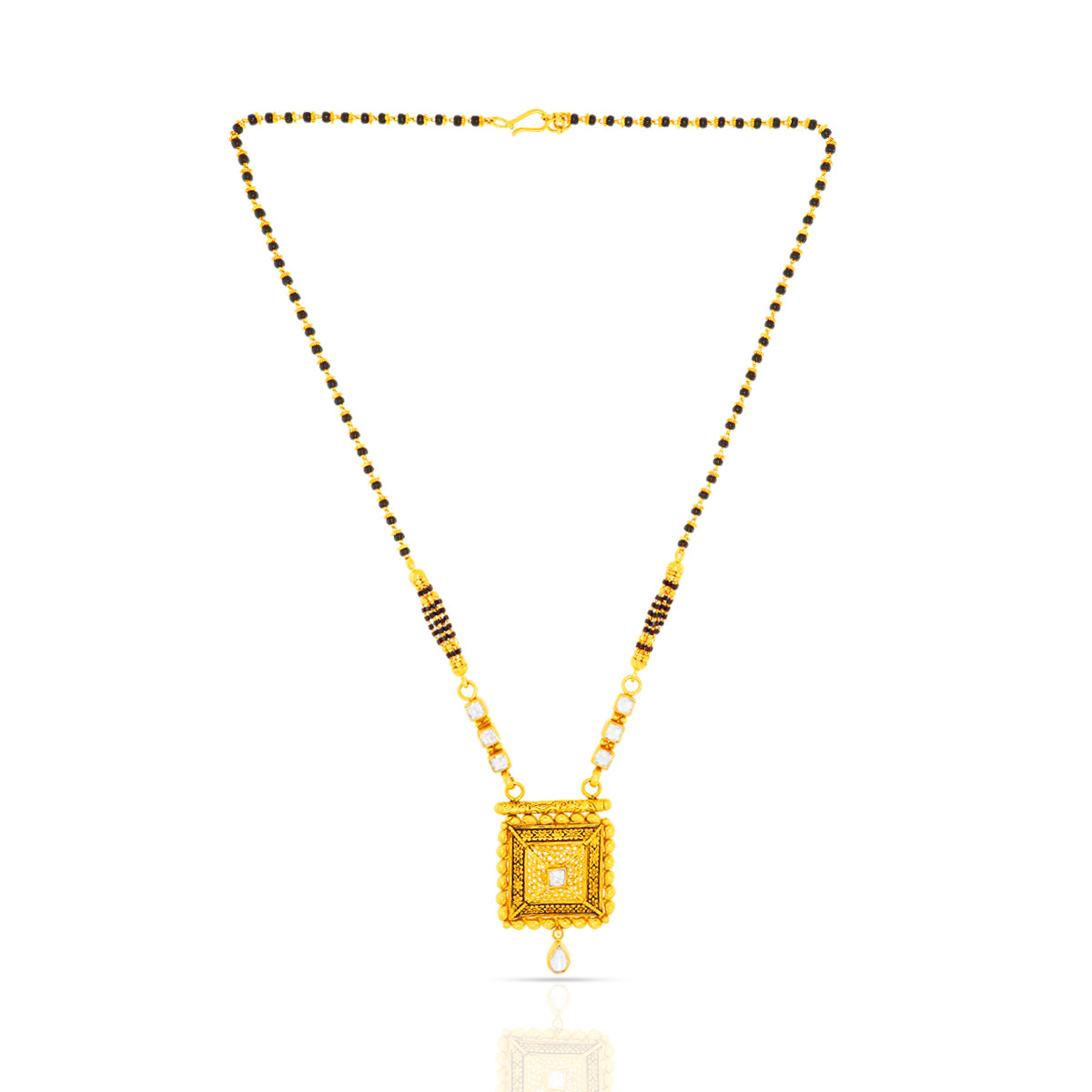 Bold Glow 22K Gold Short Mangalsutra