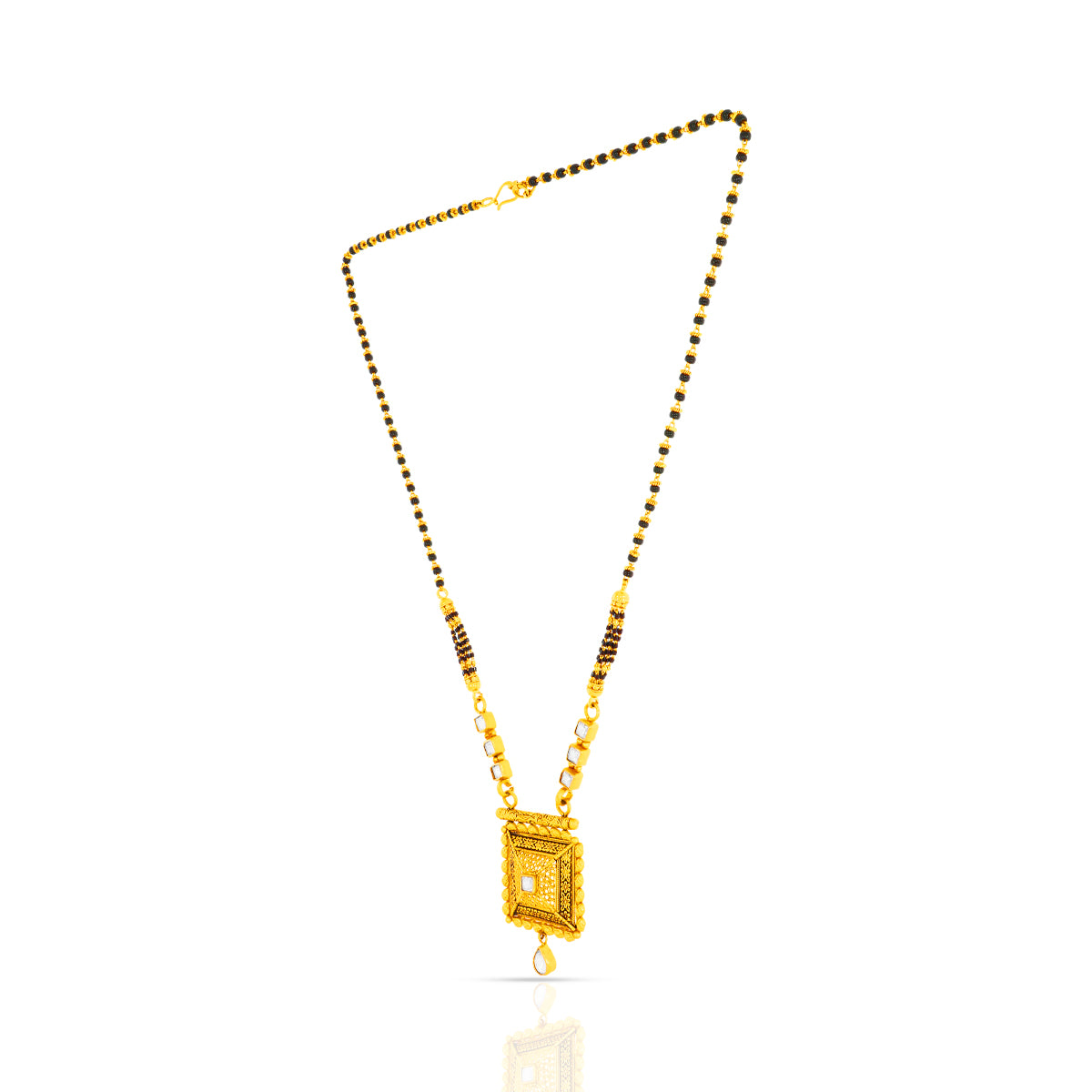 Bold Glow 22K Gold Short Mangalsutra